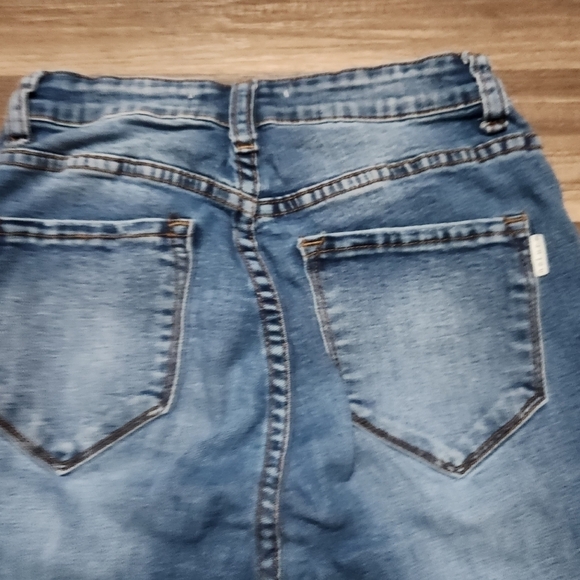 KanCan Nature Button Fly Jeans Size 25 Inseam 27 Distressed Vi… - Picture 7 of 9